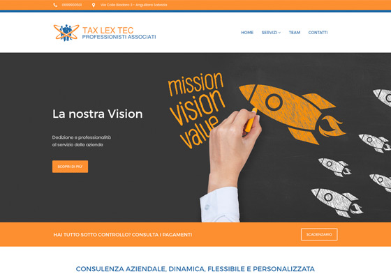 Sito web responsive studio associati