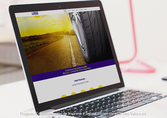 programmazione sito web responsive gommista