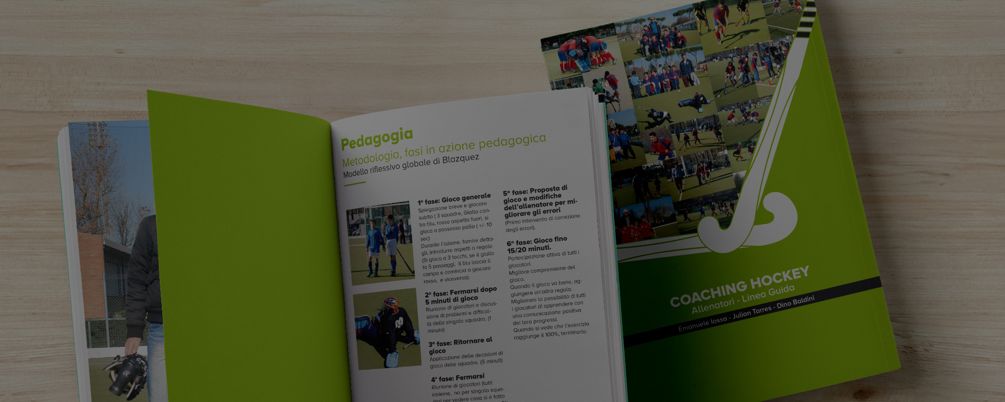 Impaginazione libro hockey